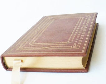 Book First Edition Society,  The Winthrop Covenant by Louis Auchincloss, Franklin Library Leather, 1st Edition, C.R. 1976, Leather Hardcover