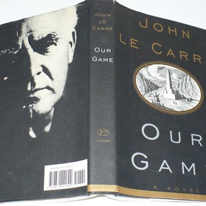 Literary Fiction, John Le Carre&#39;s &#39;Our Game&#39;, 1st Trade Ed. C.R. 1995, Hardcover Jacket, Russian Maps, Like New Cond.  Pub. Alfred A. Knoff,