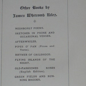 Poetry Books, Illustrations, Poems Here At Home By James Whitcomb Riley, C.R. 1893, Also Author of Little Orphan Annie, Illust B/W. H.C. image 3