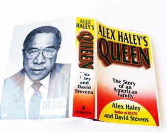 Black History Book, Queen by Alex Haley, 1st Ed. Full No. LIne, C.R. 1993, Publisher, William Morrow, New Yorek, LIke New,Hardcover, Jacket,