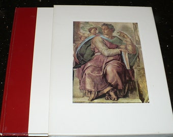 Books, Art & Photography, Michelangelo, Illustrated Color, Slip Case Hardcover, 1475 1564, Time Life Books, Art History, Hardcover Slipcase,