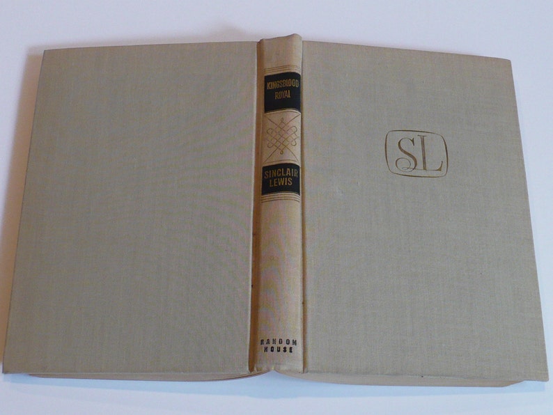 Books, Literature & Fiction, by Sinclair Lewis, Kingsblood Royal, Publisher Random House, First Print, HC,1947 Pulitzer Prize, Vintage Book image 1