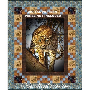 Afro Leopard Skin Pattern Quilt Version 01 LT9 main image 0