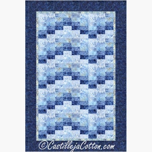 Ocean Beach Quilt ePattern, 5082-2e, bargello quilt pattern, bargello lap quilt pattern, Timeless Treasures Fabrics Tonga Eclipse