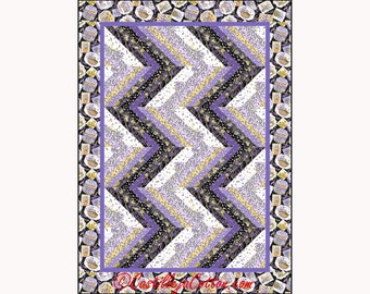 Lavender Rows Lap Quilt Kit, 5604-3k, te koop, gratis verzending, Northcott Fabrics Lavender Market