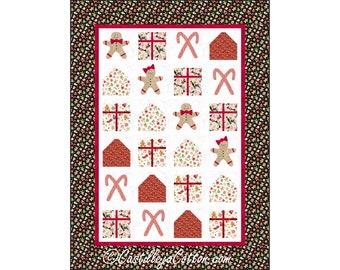 Christmas Baking Quilt ePattern, 5407-3e, digital pattern,  Northcott Fabrics Sugar Coated