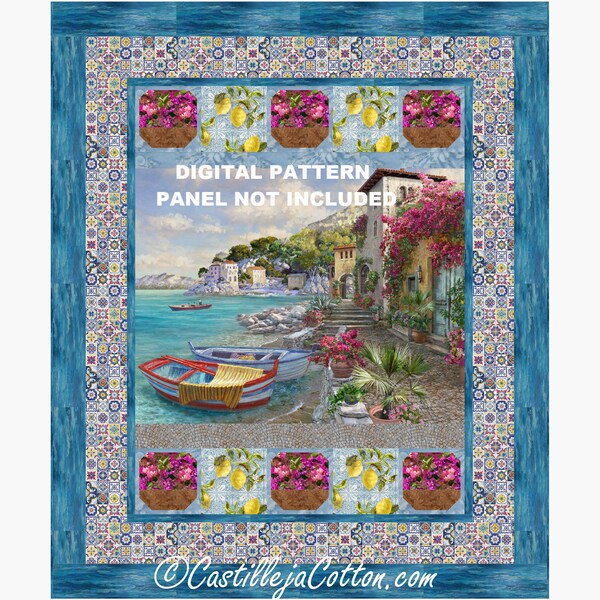 Mediterranean Quilt Quilting Etsy