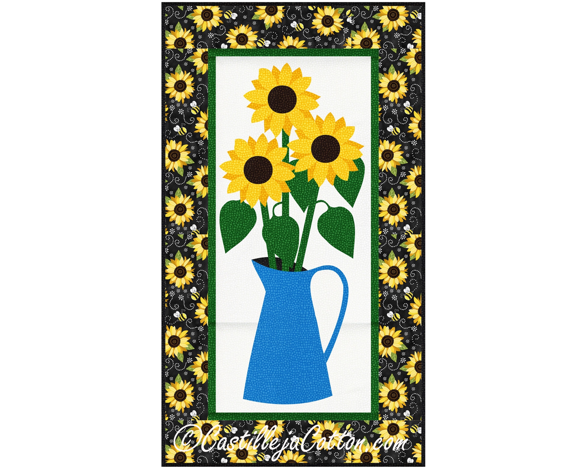 easy sunflower quilt pattern