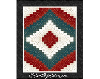 Shimmer Rhinestone Quilt Pattern, 5842-2e, digital pattern, double bed bargello Quilt pattern, Northcott Fabrics Shimmer Sparkle