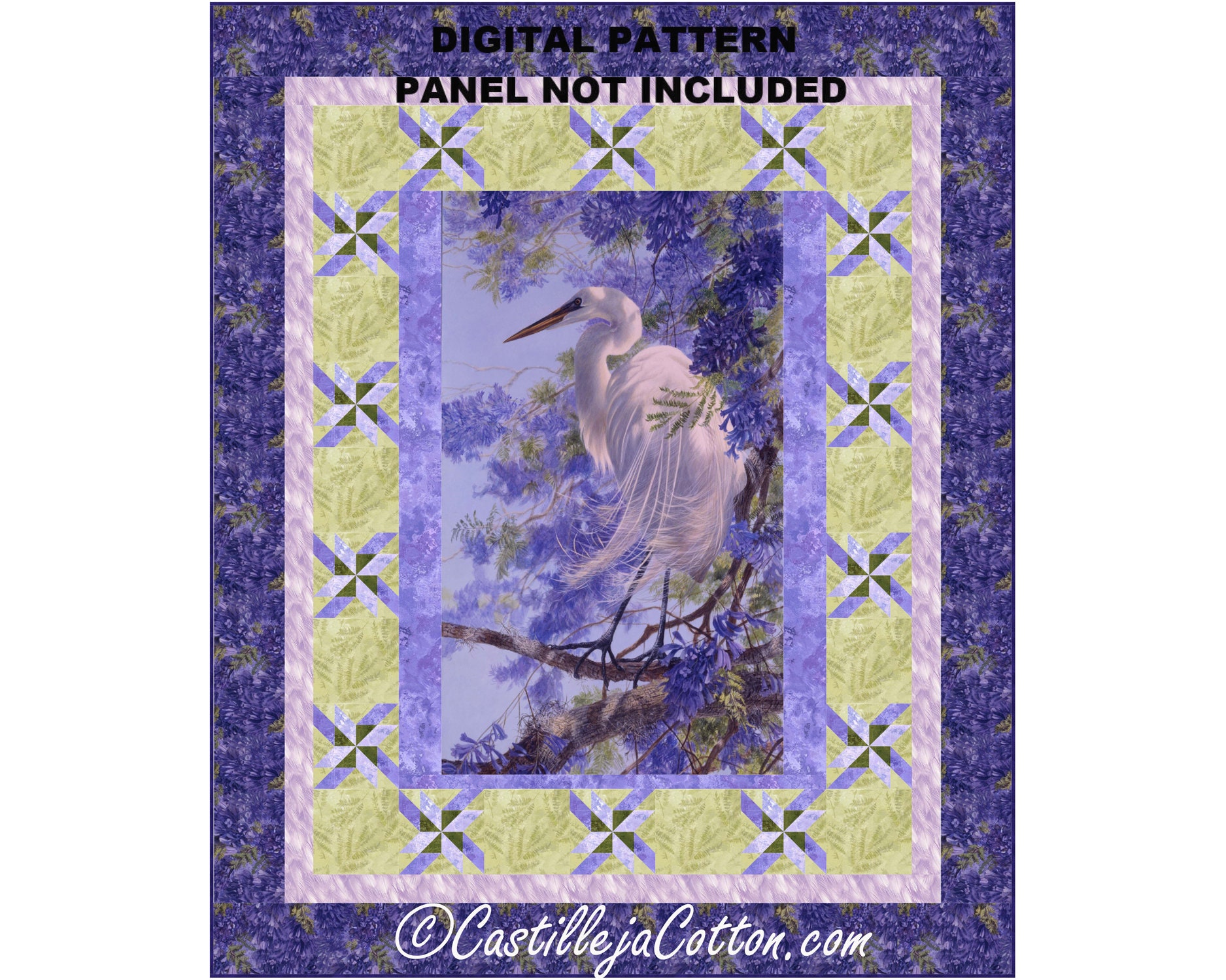 heron quilt pattern