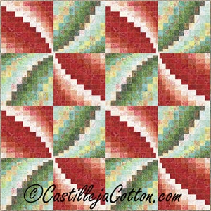 Bargello Pinwheels Quilt ePattern, 4867-4e, digital pattern, bed topper Quilt, pinwheel wall quilt