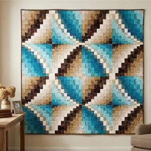 Precious Stones Cabo Quiltmuster, 5954-2e, digitales Schnittmuster, Tagesdecke