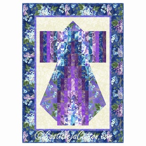 Bargello Kimono Quilt ePattern, 3970-43e, modello digitale, modello per trapunta da parete kimono