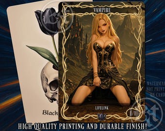 Vampire (1/1 Lifelink) White MTG Token