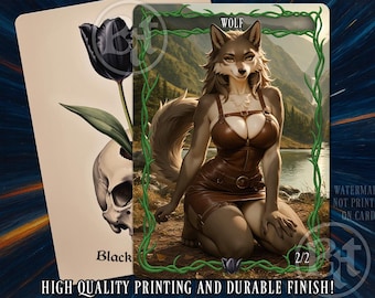 Wolf (2/2) Green MTG Token