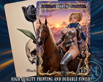 Knight Ally (2/2) White MTG Token