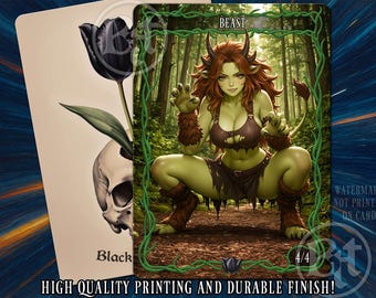 Beast (4/4) Green MTG Token