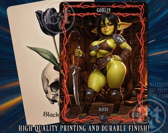 Goblin (1/1 Haste) Red MTG Token