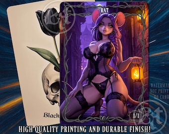 Rat (1/1) Black MTG Token