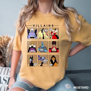 Villains Heat Press Transfer, Disney Villains DTF Transfer, Ready to Press High Quality Direct to Film Prints image 5