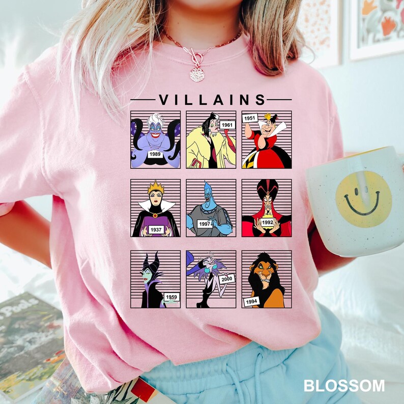 Villains Heat Press Transfer, Disney Villains DTF Transfer, Ready to Press High Quality Direct to Film Prints image 7