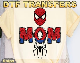 Spiderman Heat Press Transfer,  Spiderman DTF Transfer, Ready to Press High Quality Direct to Film Prints