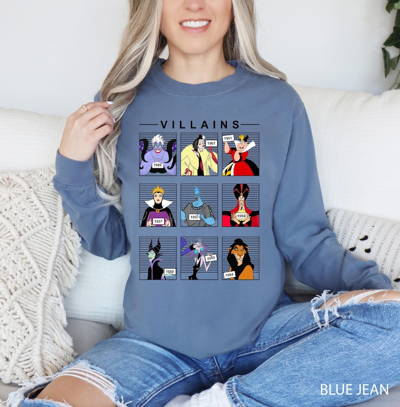 Villains Heat Press Transfer, Disney Villains DTF Transfer, Ready to Press High Quality Direct to Film Prints image 10