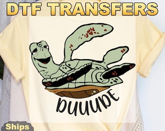 Dude Lil Dude Ready to Press Transfer,  Disney Dad And Son Direct to Film Prints, High Quality DTF Heat Press Transfers