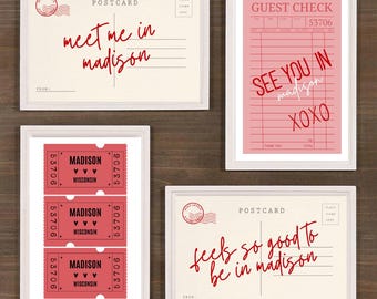 University of Wisconsin Wall Art, Madison Prints (Digital Download)