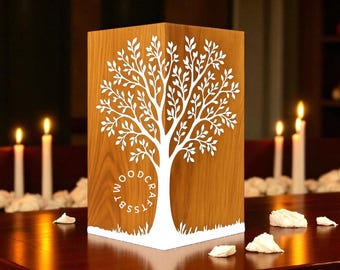 Urna funeraria personalizzata in palissandro fatta a mano: motivo a foglia inciso, ricordo commemorativo 3 design