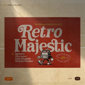 Retro Majestic – Bold Retro Serif