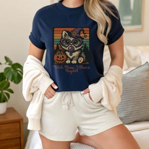 Cute Ragdoll Cat Halloween tshirt Funny Cat Lover Shirt for Mom Feline Spooky Season Gift for Cat Owner tshirts Cat Mom Shirt Funny cat ow