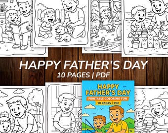 Feliz Día del Padre – Dibujos para colorear e imprimir