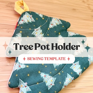 Tree Pot Holder Sewing Template
