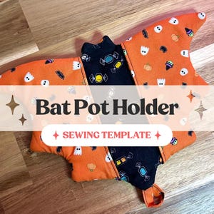 Gabarit de couture pour porte-pot pour chauve-souris