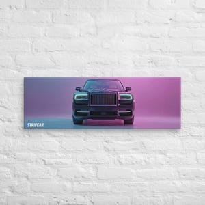 Toile Rolls-Royce 2024 / Poster art murale luxe / Déco moderne voiture de prestige