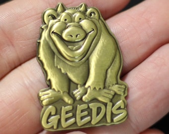 GEEDIS and The Land Of Ta 3D enamel Pin backpack hat lapel Collector