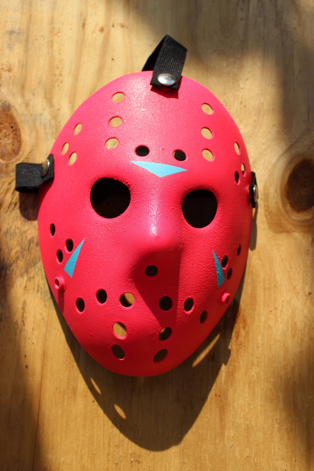 Miami Vice Neon Pink Blue Rave Jason Voorhees Friday the 13th