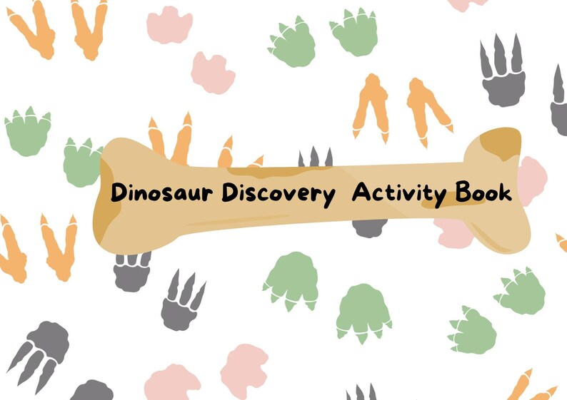 Dinosaur Activity Book for Kids: Printable Learning Games (PDF Download ...