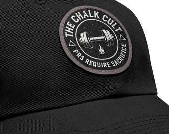 The Chalk Cult Leather Patch Hat