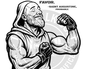 The Pump Is Proof of Divine Favor Vinyl Sticker