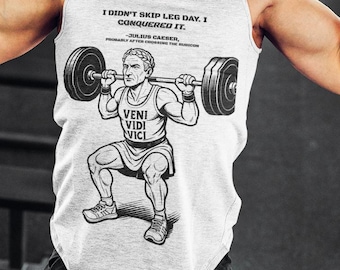 I Conquered Leg Day Tank Top