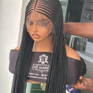 Two steps cornrow,light weight hair ,braided wig,handmade wig,protective style,Braided wig, light braided wig, african wig style