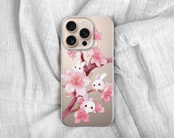 Blooming Sakura Phone Case for iPhone 17 Air/ 16/ 15/ 14/ 13/12 Samsung Galaxy S25/ S24/ S23/ S22/ A16 Google Pixel 10 Pro/ 9A/ 8A/ 7A/ 6A