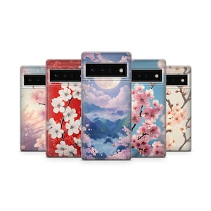 Blooming Phone case Sakura Cover for Google Pixel 9 Pro, 7A, 6A Samsung Galaxy S24, S23, S22, A16, A14, A13 iPhone 16 Pro, 15, 14, 13