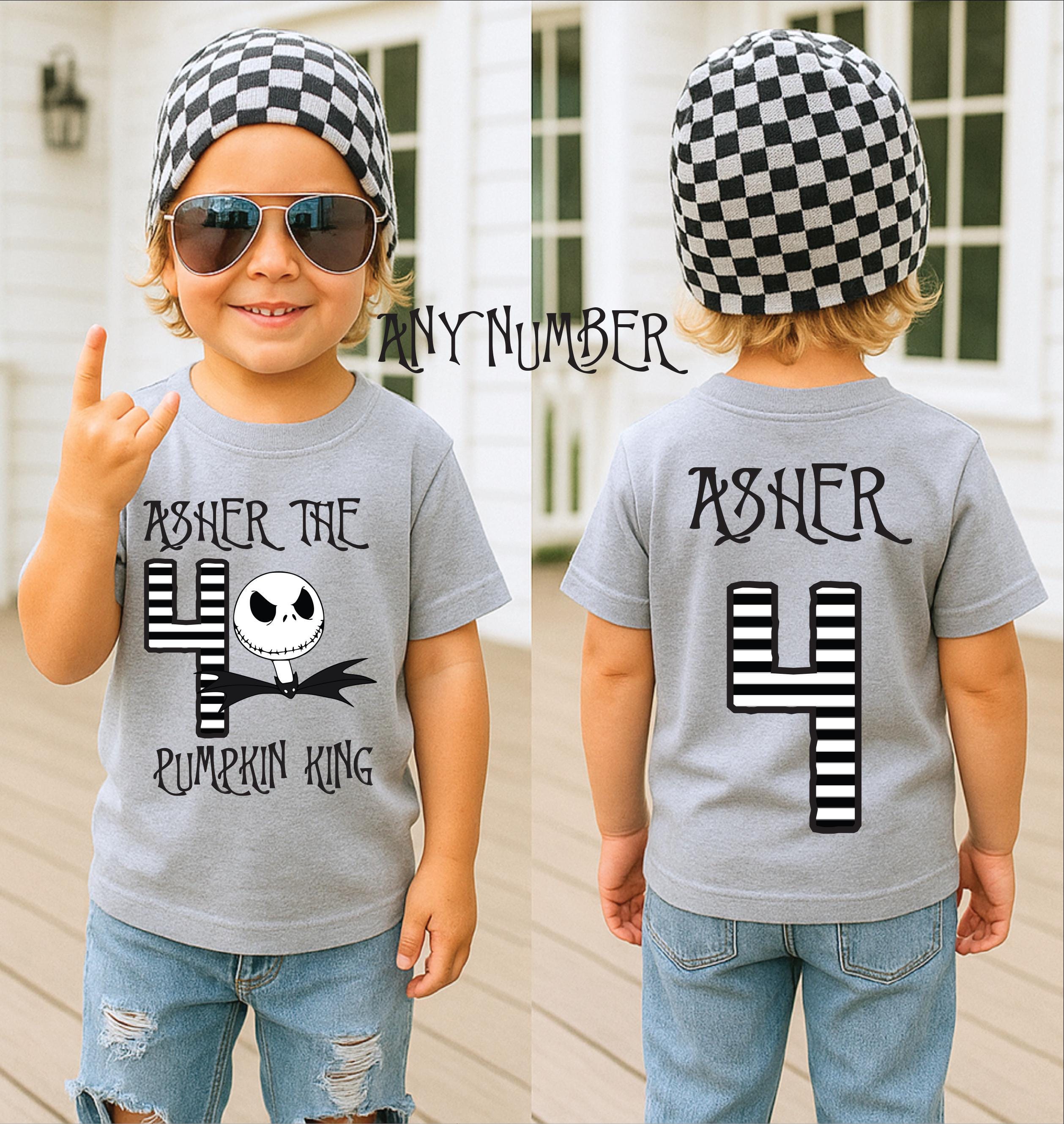 Jack Skellington Birthday Shirt, Nightmare Before Christmas, Kids