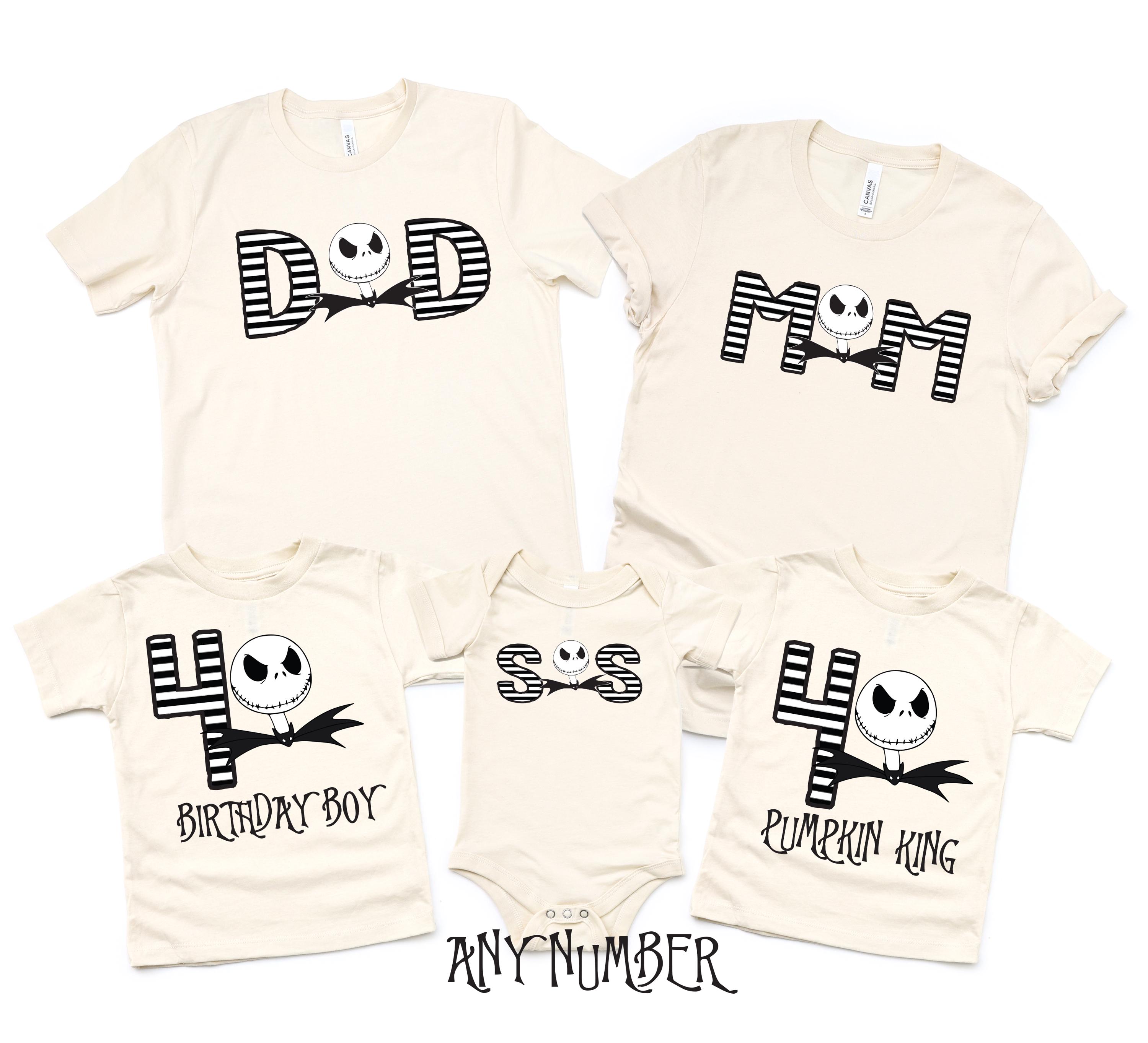 Jack Skellington Birthday Shirt