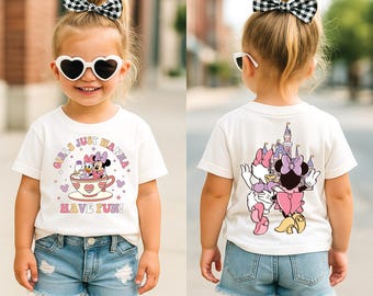 Girls Just Wanna Have Fun Shirt, Girls Vacation Outfit, Kids Theme Park Shirt, Toddler Park Outfit, Family Trip Shirt, Girls Matching Tee
