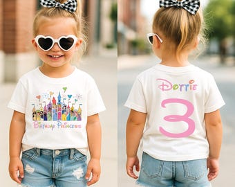 Personalized Princess Birthday Shirt: Magical Royal Party Outfit