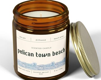 Stardew Valley Pelican Town Beach Candle, Stardew Merch Gift, 9oz Scented Candle